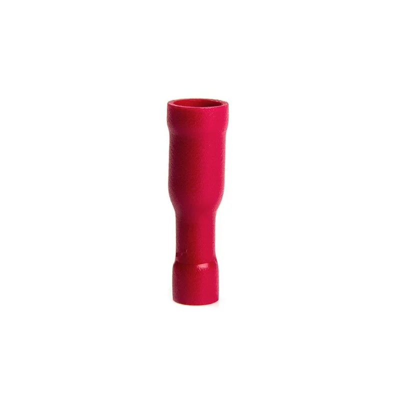 Terminal redondo rojo hembra de 0,5 1,5mm², 10A