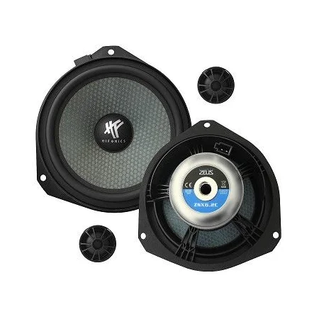 Hifonics ZSX6.2C altavoces coaxiales de 6,5" compatibles con Opel, Fiat, Ford, Citroen, Dacia, Iveco, Nissan, Peugeot