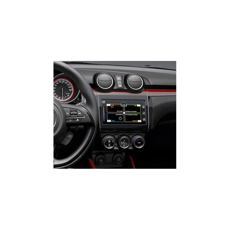 Marco para pantallas de 9" Suzuki Swift 2018 en Marco auto radio 9" de 60133617 Marco adaptador para pantallas de 9" Suzuki S