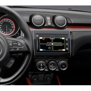 Marco para pantallas de 9" Suzuki Swift 2018 en Marco auto radio 9" de 60133617 Marco adaptador para pantallas de 9" Suzuki S