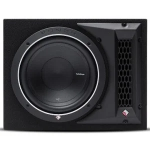 Rockford Fosgate P1 1X10 Subwoofer de 10" con cajón ventilado