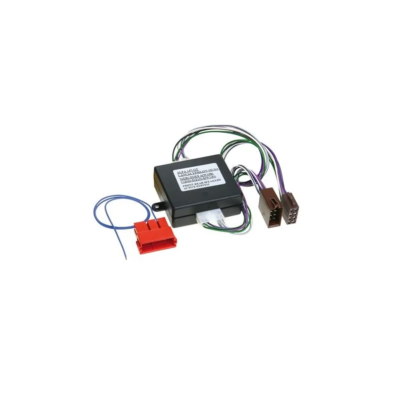 Adaptador para sistemas amplificados Alfa Romeo 147, 156, 159, Brera, GT, Mito. Lancia, Mercedes Benz.
