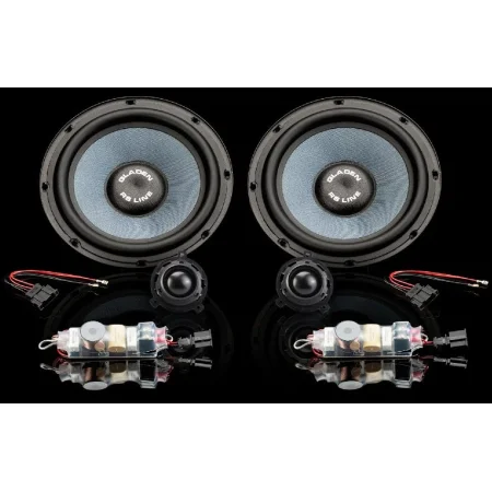 Altavoces Gladen Audio ONE 165 Golf 7 RS de 6,5", para VW Golf 7