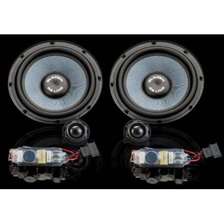 Altavoces Gladen Audio ONE 165Golf6 RS de 6,5" para VW Golf 6, Scirocco, Jetta