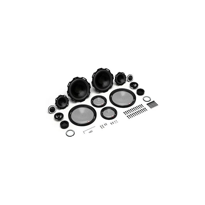 RockFord Fosgate T4653 S kit de altavoces 16,5cm sistema de 3 vías separadas