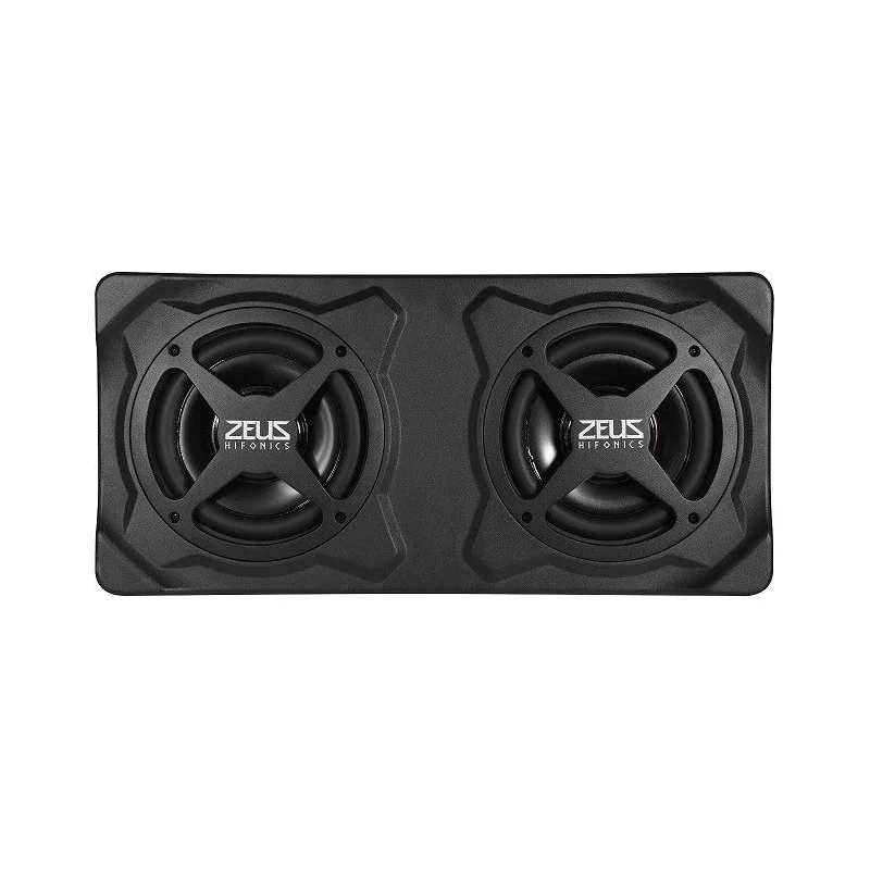 Hifonics ZRX220A, subwoofer doble con caja Bass Reflex de 20cm, 300W RMS
