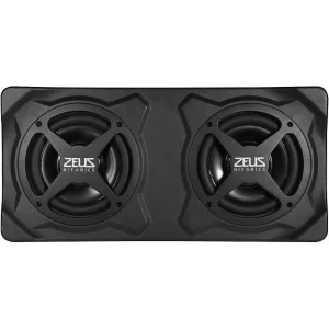 Hifonics ZRX220A, subwoofer doble con caja Bass Reflex de 20cm, 300W RMS