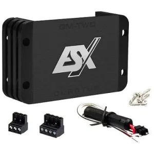 ESX Audio QM TWOv3, mini amplificador digital, 2 canales, clase D. Accesorios.