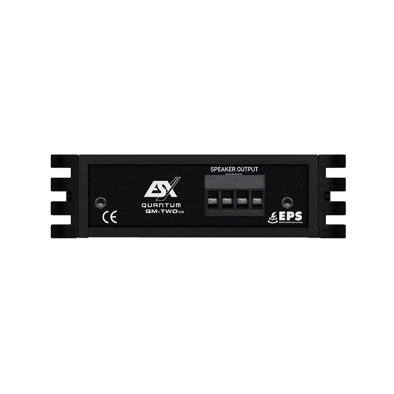 ESX Audio QM TWOv3, amplificador compacto, 2 canales, clase D, potencia de salida máx 600W