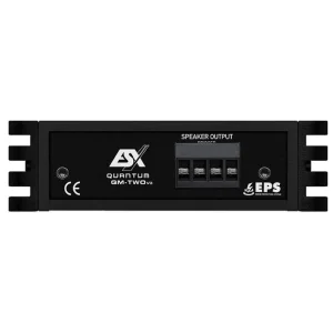 ESX Audio QM TWOv3, amplificador compacto, 2 canales, clase D, potencia de salida máx 600W