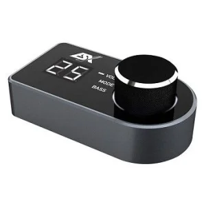 ESX Audio RC QE, control remoto con pantalla y perilla, para amplificadores DSP