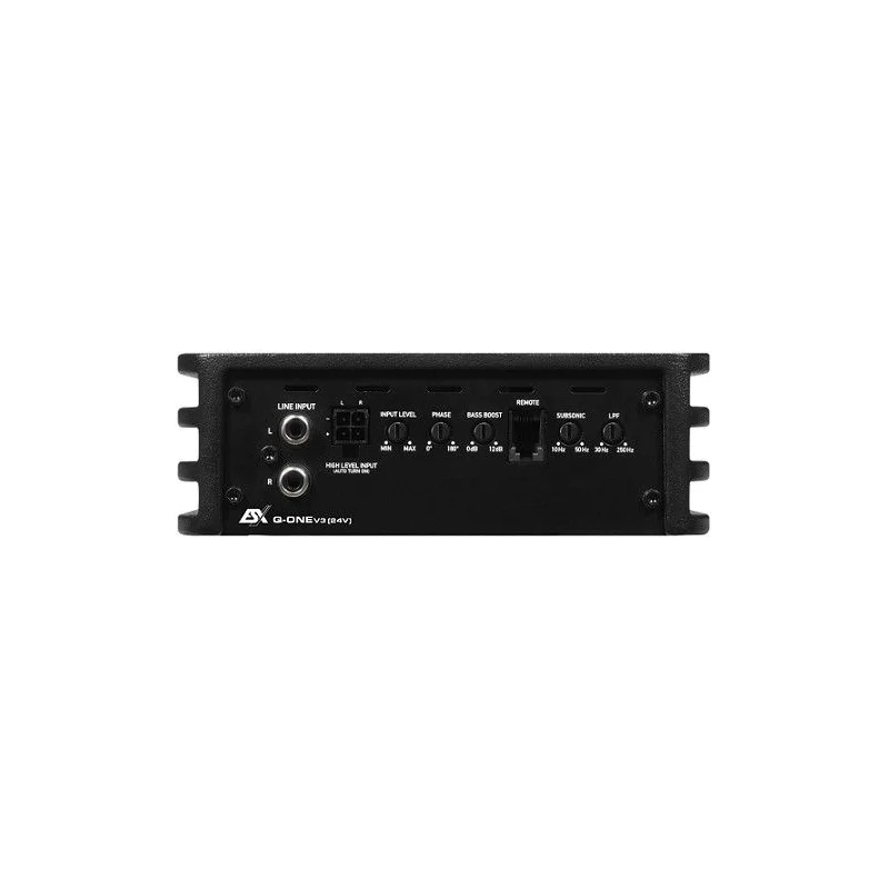 ESX Audio Q ONEv3(24V), amplificador mono canal, digital, tamaño reducido, clase D