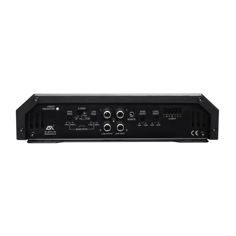 ESX Audio SXE250.2 amplificador analógico, potencia RMS 2 x 150/250 vatios RMS a 4/2 Ω, clase A/B