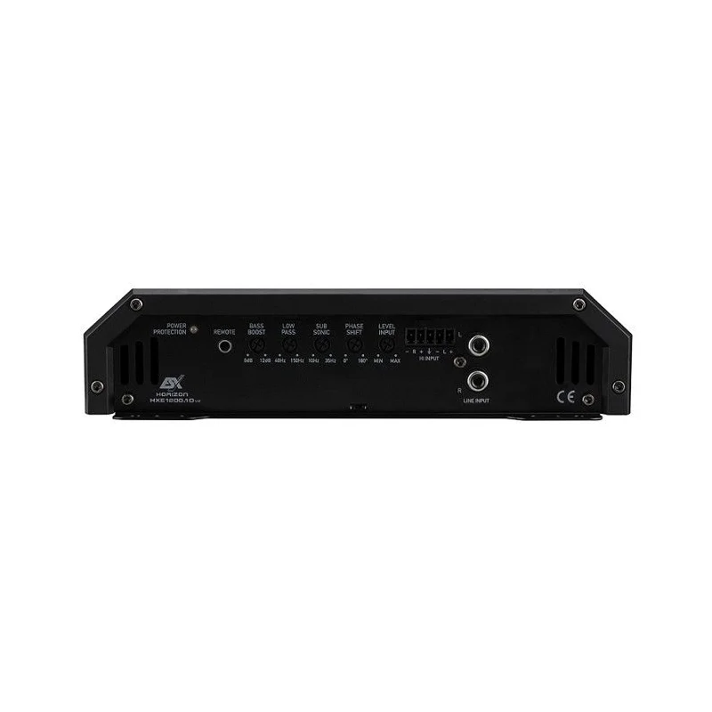 ESX Audio HXE1200.1D, amplificados de tamaño 220 x 51 x 222 mm, clase D, mono canal