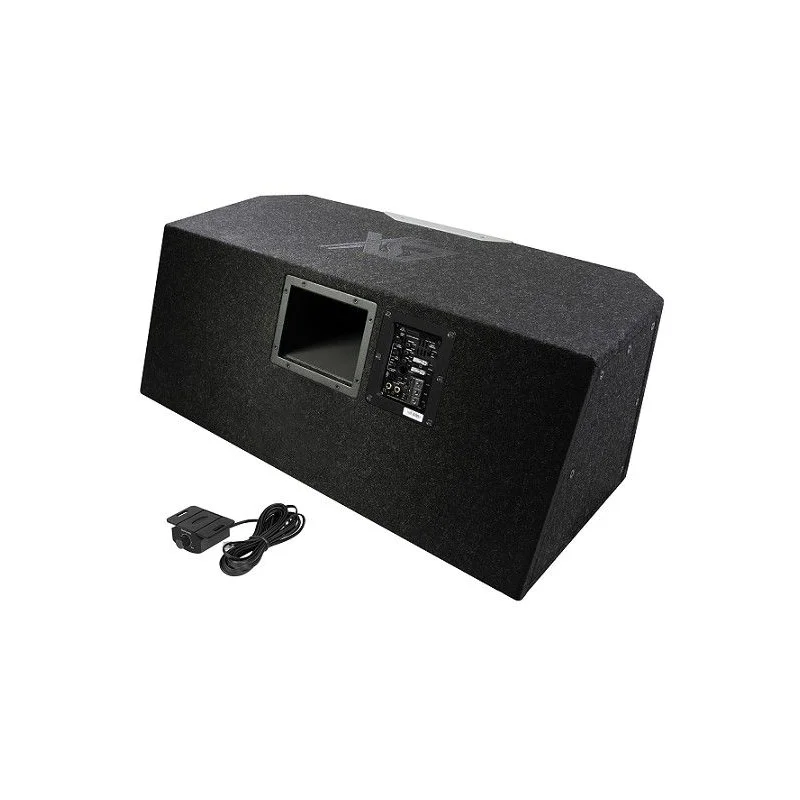 ESX Audio DBX208BPA, caja doble activa con subwoofer, Potencia RMS 400W, 8", sistema bandpass, sin tapa