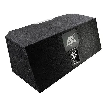 ESX Audio DBX208BPQ, caja doble pasiva con subwoofer, Potencia máx. 800W, 8", sistema bandpass, con tapa