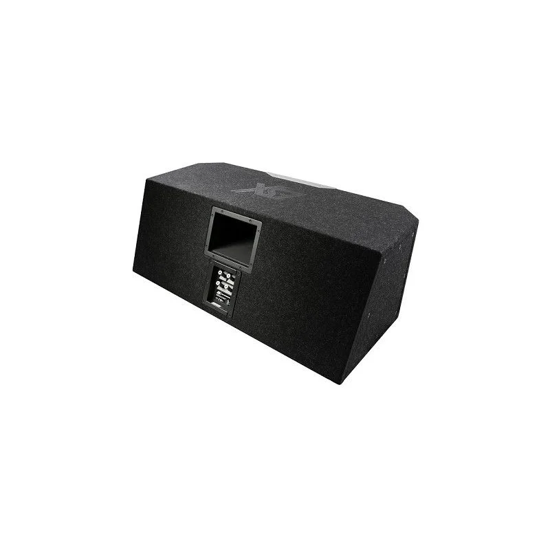 ESX Audio DBX208BPQ, caja con subwoofer doble, potencia RMS 400W, 8", sistema bandpass, sin tapa