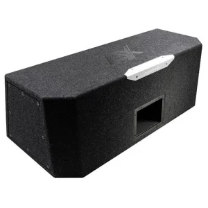 ESX Audio DBX208BPQ, caja con doble subwoofer, Potencia RMS 400W, 8", sistema bandpass, sin tapa