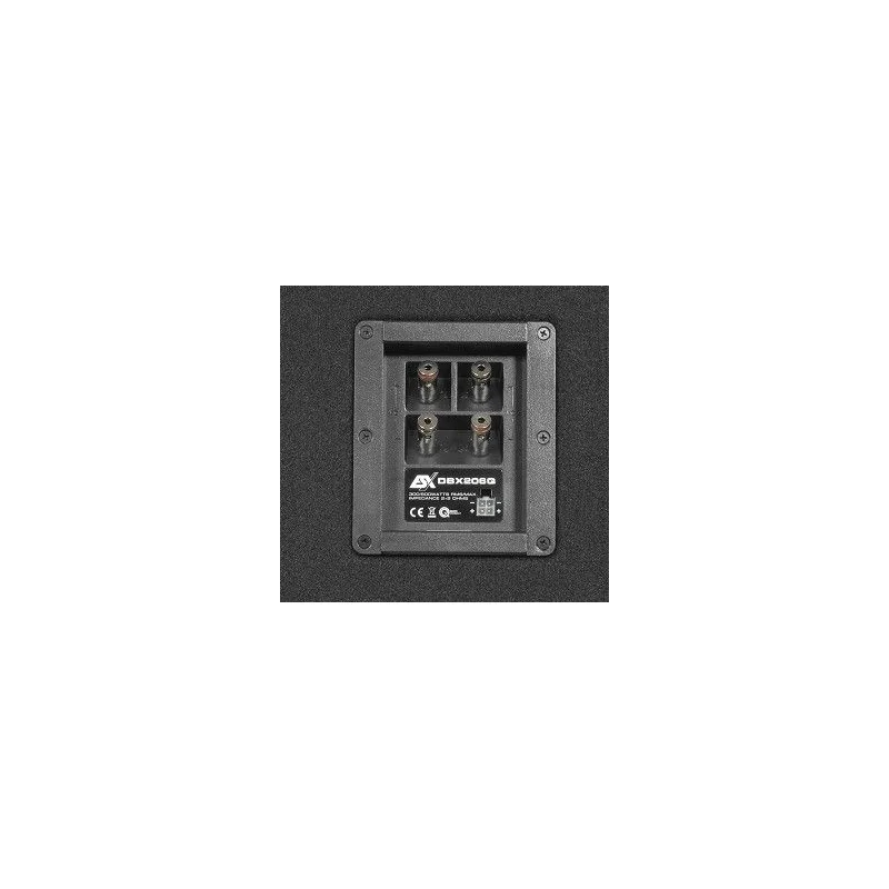 ESX Audio DBX206Q, subwoofer doble de 6,5", entradas Quick Connect