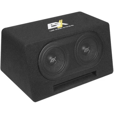 ESX Audio DBX206Q, subwoofer doble en caja Bass Reflex, 2x6,5"