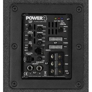 ESX Audio DBX206A, subwoofer doble autoamplificado, de 2x6,5", entradas Quick Connect