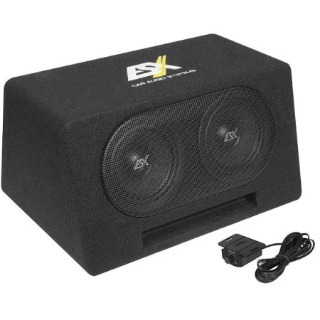 ESX Audio DBX206A, subwoofer doble, 2x16,5cm, en caja Bass Reflex, amplificado