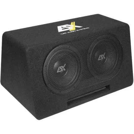 ESX Audio DBX208Q, subwoofer doble, 2x8" con caja Bass Reflex
