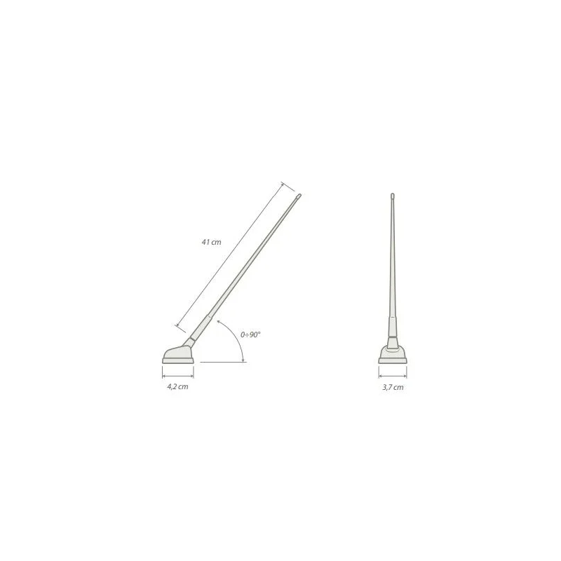 Antena de techo Calearo para Ford, medidas