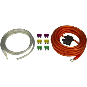 Musway MW6.3KIT, accesorios instalación amplificador, 6mm² x 3 metros