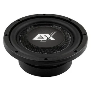 ESX Audio QXS8D4, subwoofer con poca profundidad, 20cm, potencia RMS 250W