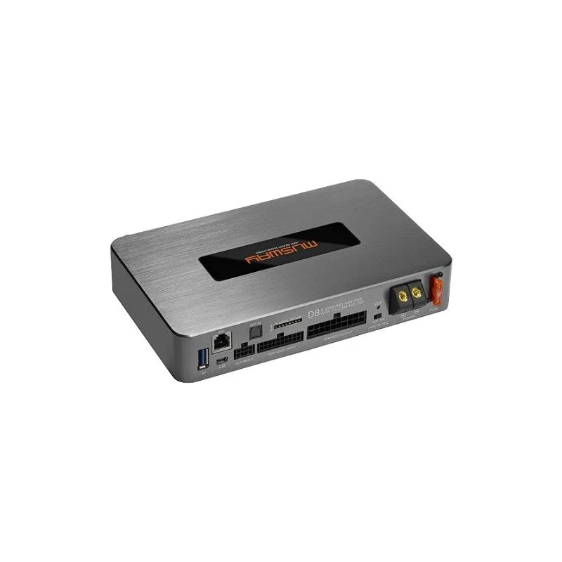 Musway D8V4, amplificador de 8 canales, con DSP de 10 canales, clase D