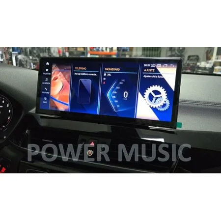 Navegador instalado para BMW X1 F48, año 2018, Sistema EVO, Android 13, pantalla 12,3"