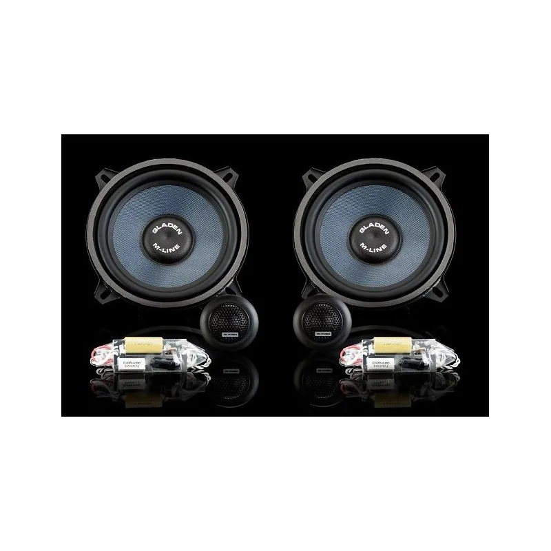Gladen Audio M 130G2 pareja de altavoces de 5" con 2 vías separadas