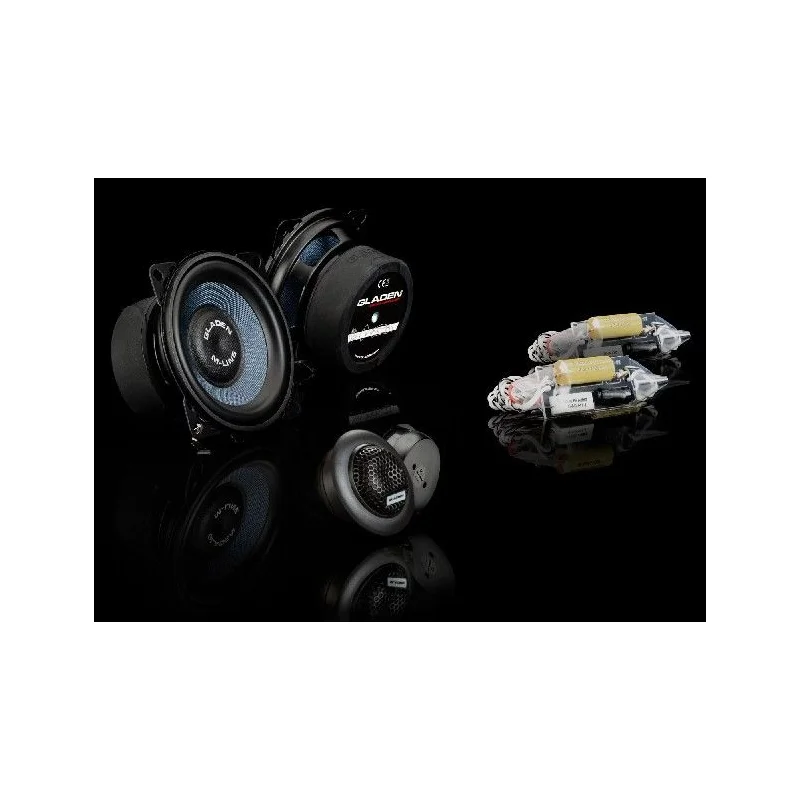 Gladen Audio M 100G2 altavoces de 4", con 2 vías separadas