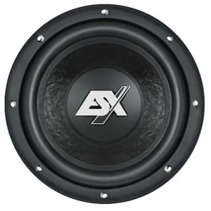 ESX Audio SX840, subwoofer 8", logo, potencia 300W RMS