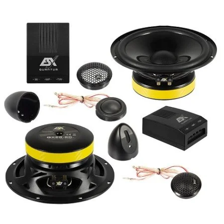 ESX Audio QXE6.2CV2, kit altavoces de 6,5" de 2 vías separadas, potencia máx. 250W