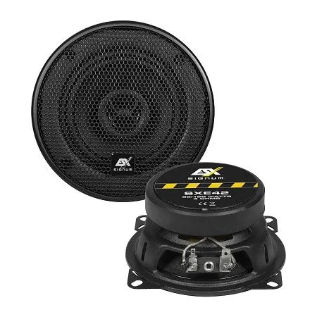 ESX Audio SXE42, altavoces coaxiales, 4", con rejillas de protección