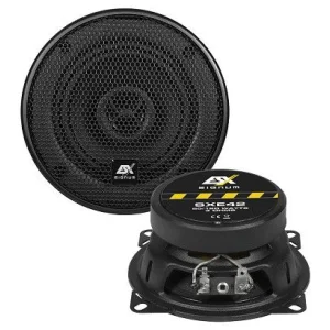 ESX Audio SXE42, altavoces coaxiales, 4", con rejillas de protección
