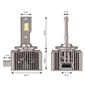Medidas bombilla LED, con CanBus, potencia 70W, color blanco frío