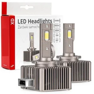 Juego bombillas LED serie XD, potencia 70W, temperatura de color 6500K, para luz de cruce