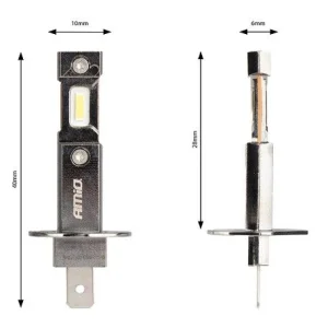 Medidas bombilla LED, H1, 12V, 5600 lúmenes