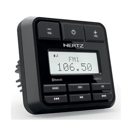 Hertz HMR15, radio marino con pantalla 2.8", USB y Bluetooth