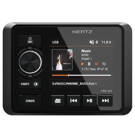 Hertz HMC D1 control remoto con display para radio marino HMR 50