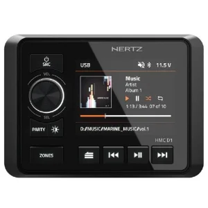 Hertz HMC D1 control remoto con display para radio marino HMR 50