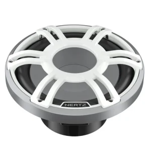 Subwoofer marino Hertz HMS 10 S4 LD SW de 10", rejilla sport blanca pintable