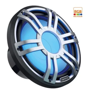 Subwoofer marino Hertz HMS 10 S4 LD G de 10", rejilla sport color gris