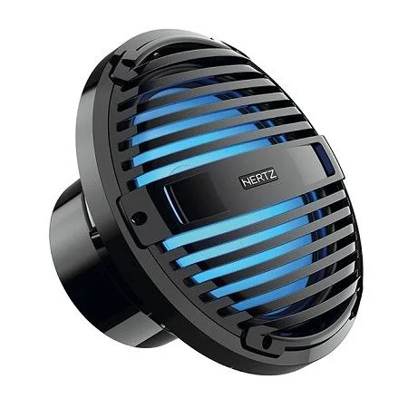 Hertz HMS 12 B4 LD C, subwoofer de 30cm, marino, con iluminación LED, color negro