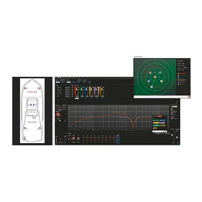 Hertz HMD8 DSP, software procesador digital, Hertz Navigator