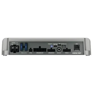 Amplificador marino 24V Hertz HMD8 DSP 24V, con DSP integrado de 8 canales de salida