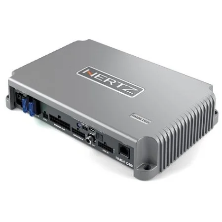 Hertz HMD8 DSP 24V, amplificador con DSP, potencia RMS 8 x 85 W o 4 x 260 W
